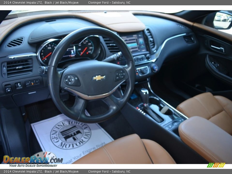 2014 Chevrolet Impala LTZ Black / Jet Black/Mojave Photo #9