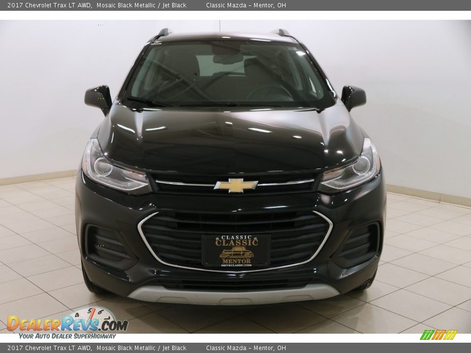 2017 Chevrolet Trax LT AWD Mosaic Black Metallic / Jet Black Photo #2