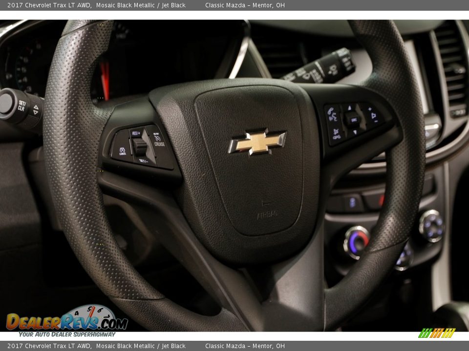 2017 Chevrolet Trax LT AWD Mosaic Black Metallic / Jet Black Photo #6