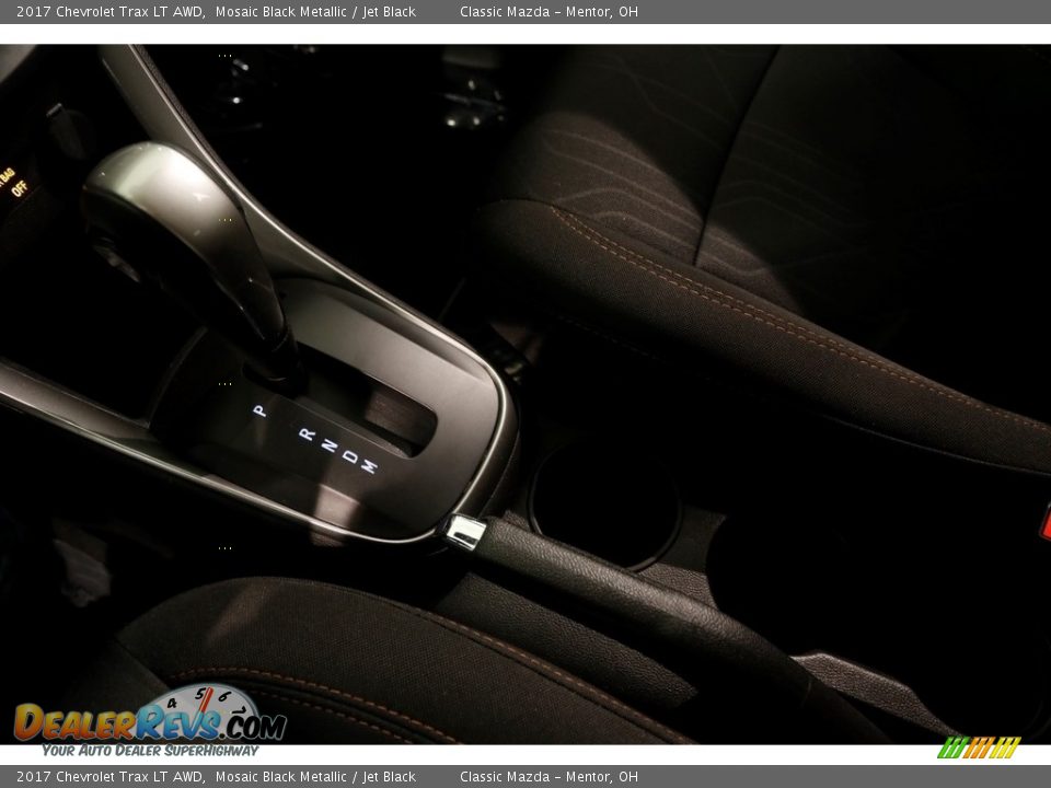 2017 Chevrolet Trax LT AWD Mosaic Black Metallic / Jet Black Photo #14