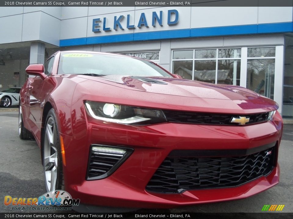 2018 Chevrolet Camaro SS Coupe Garnet Red Tintcoat / Jet Black Photo #1