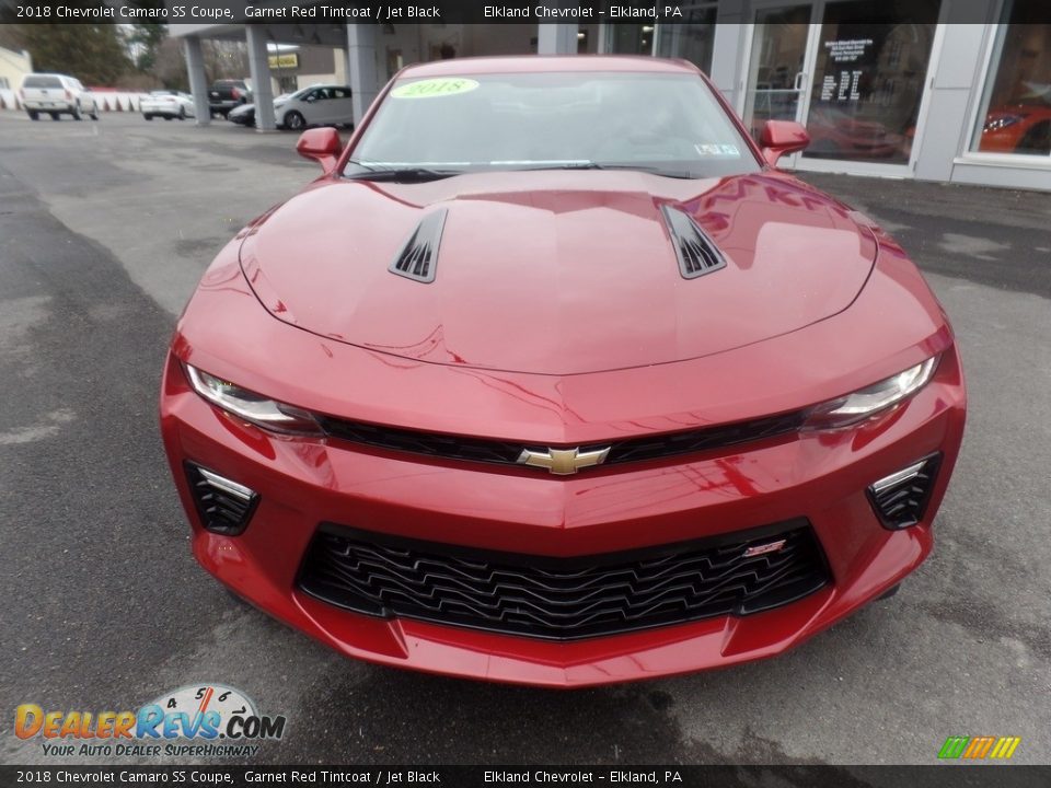 2018 Chevrolet Camaro SS Coupe Garnet Red Tintcoat / Jet Black Photo #4