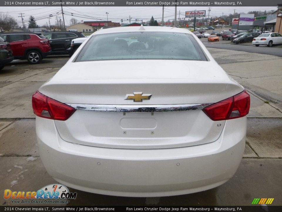 2014 Chevrolet Impala LT Summit White / Jet Black/Brownstone Photo #3