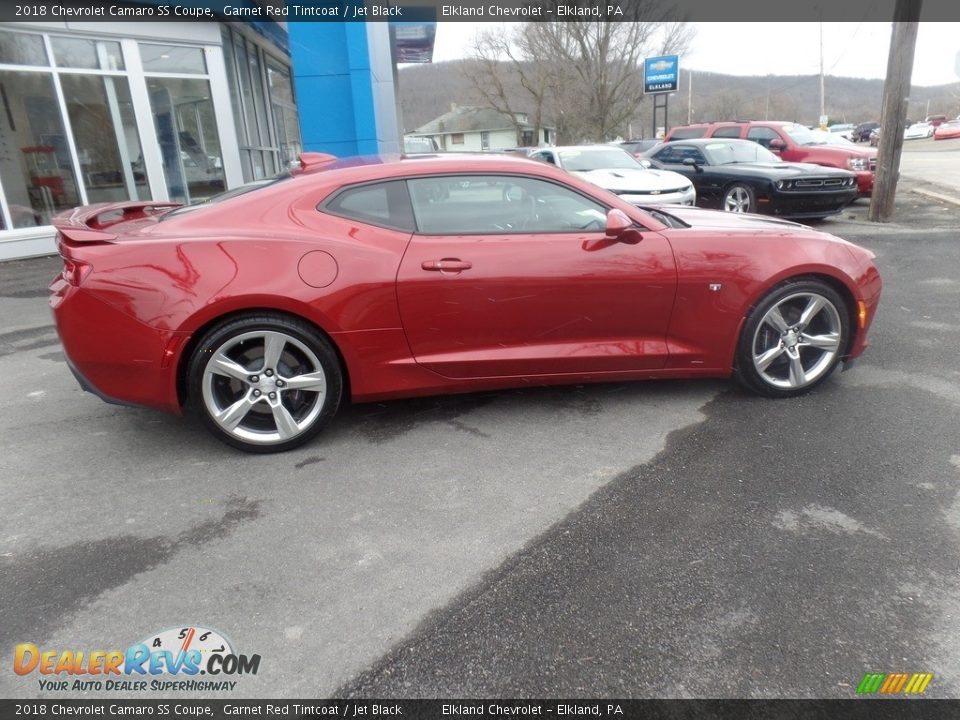 2018 Chevrolet Camaro SS Coupe Garnet Red Tintcoat / Jet Black Photo #11