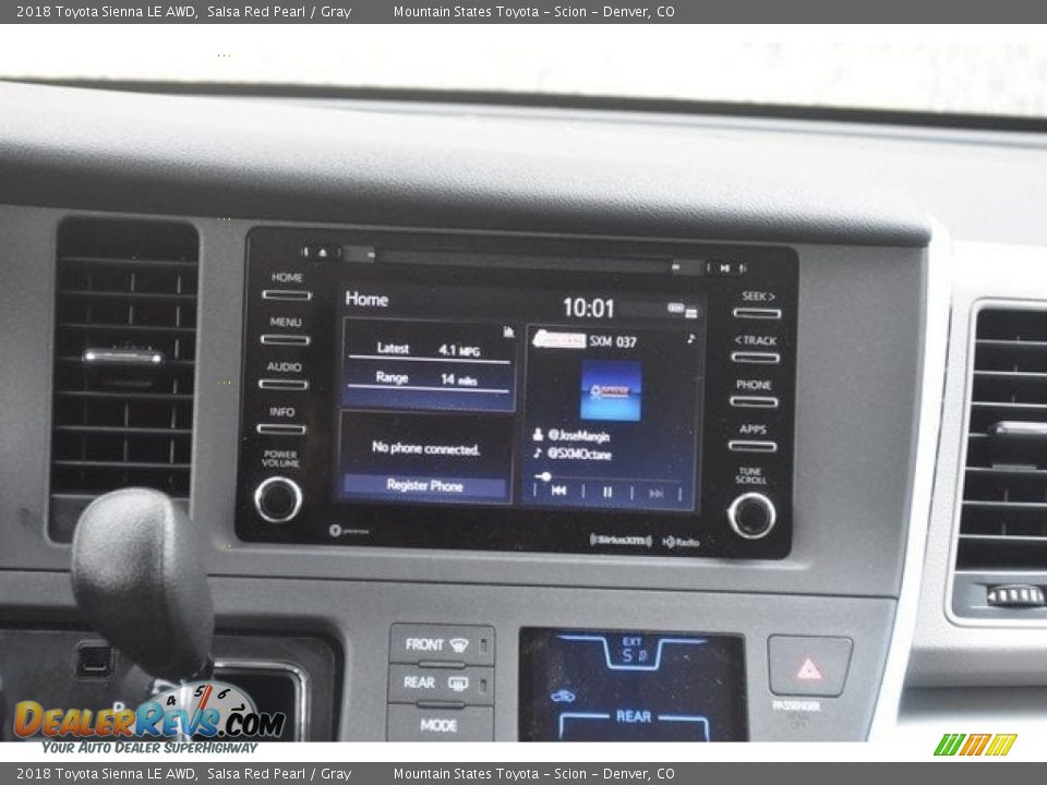 Controls of 2018 Toyota Sienna LE AWD Photo #9