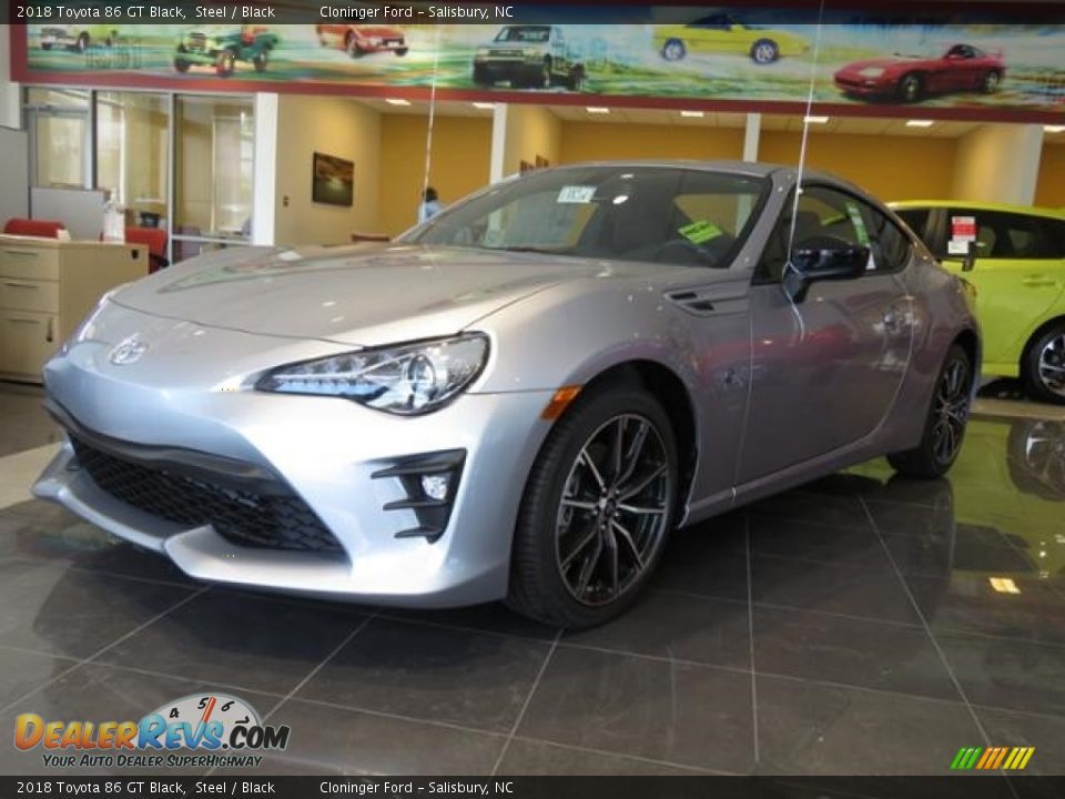 Front 3/4 View of 2018 Toyota 86 GT Black Photo #3