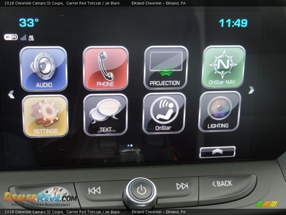 2018 Chevrolet Camaro SS Coupe Garnet Red Tintcoat / Jet Black Photo #32