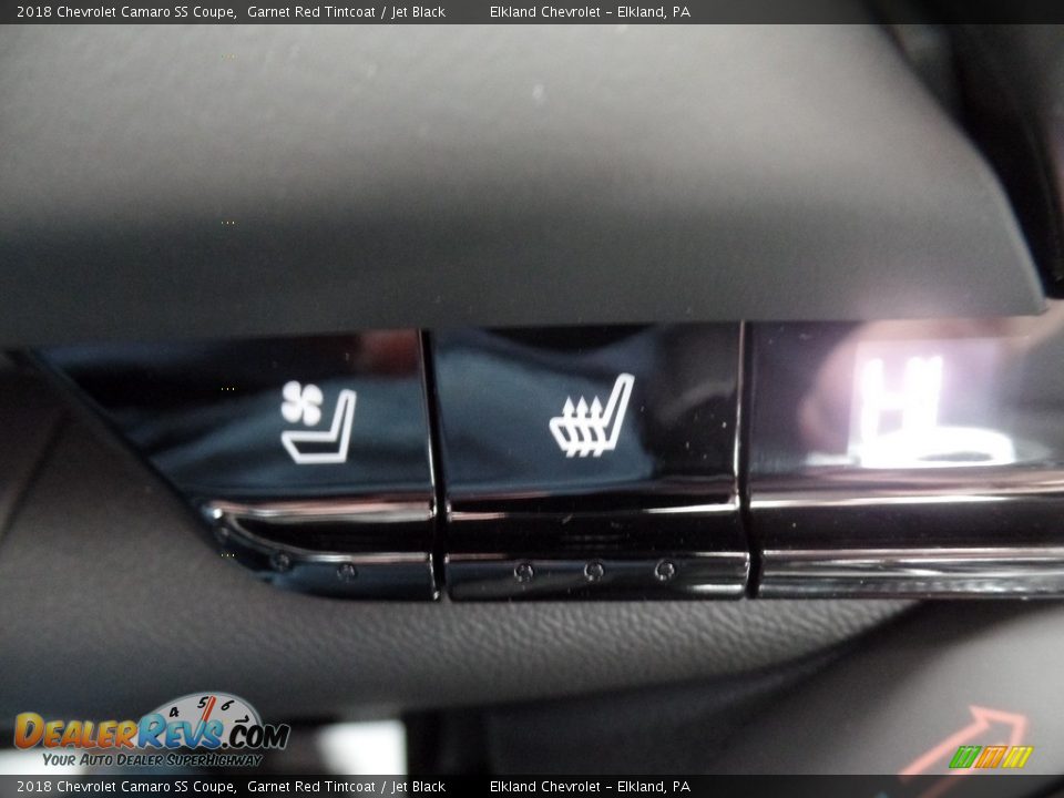 2018 Chevrolet Camaro SS Coupe Garnet Red Tintcoat / Jet Black Photo #35