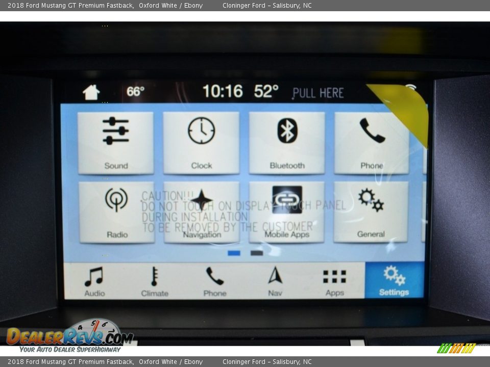 2018 Ford Mustang GT Premium Fastback Oxford White / Ebony Photo #11