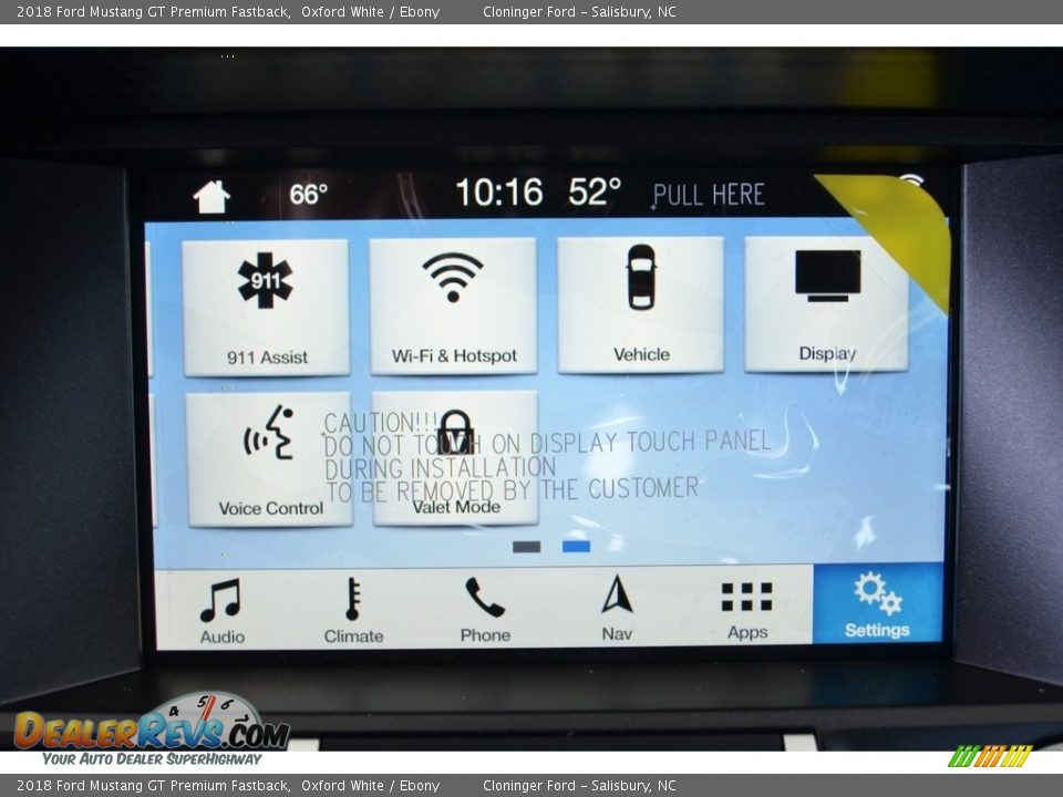 2018 Ford Mustang GT Premium Fastback Oxford White / Ebony Photo #12