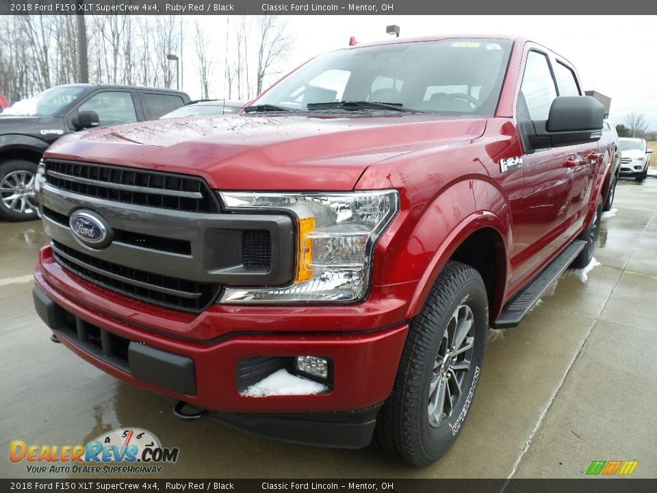 2018 Ford F150 XLT SuperCrew 4x4 Ruby Red / Black Photo #1