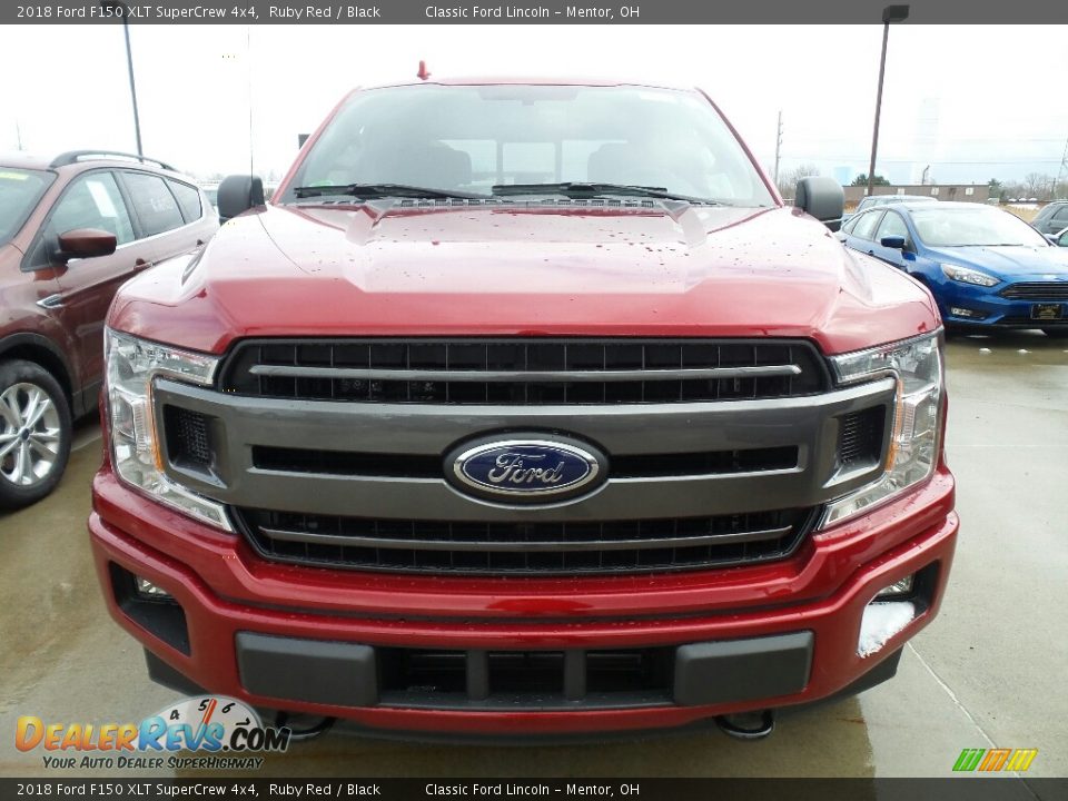 2018 Ford F150 XLT SuperCrew 4x4 Ruby Red / Black Photo #2