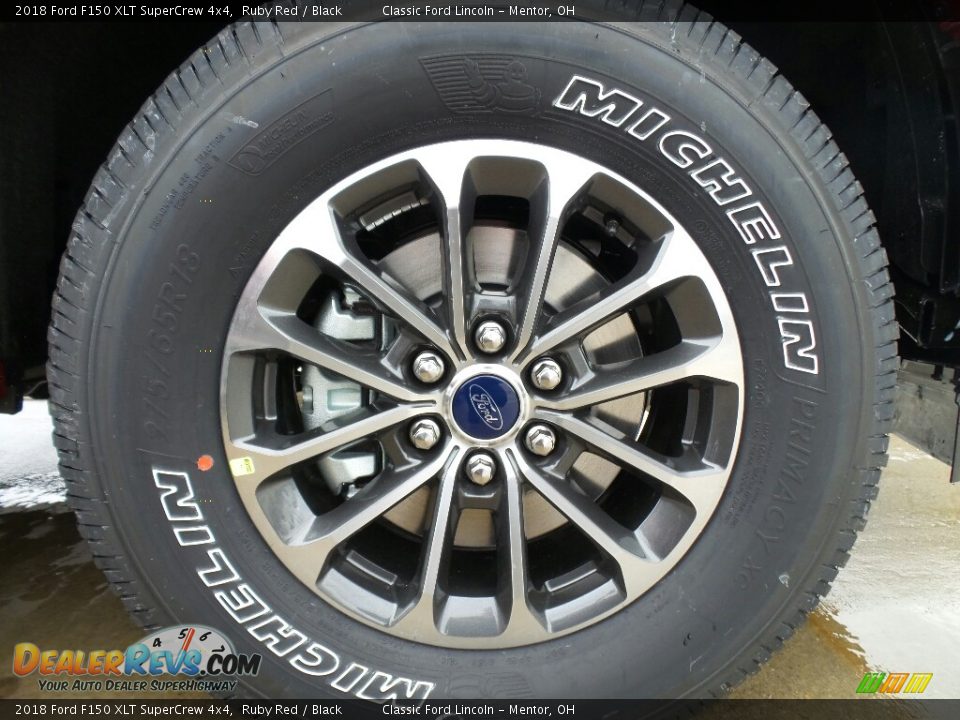 2018 Ford F150 XLT SuperCrew 4x4 Ruby Red / Black Photo #6