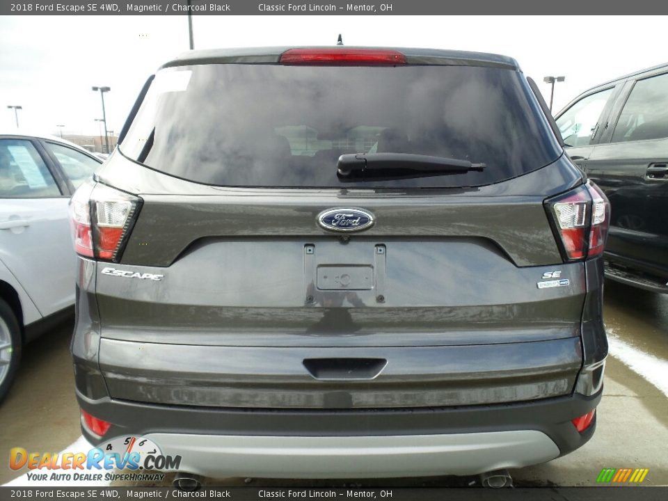 2018 Ford Escape SE 4WD Magnetic / Charcoal Black Photo #4