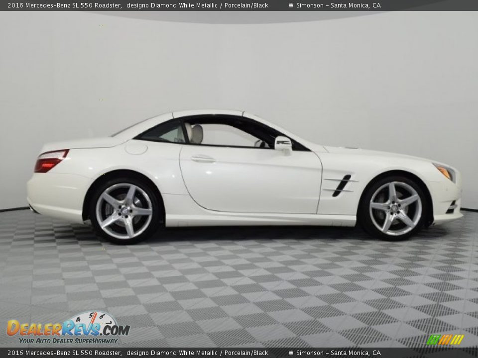 designo Diamond White Metallic 2016 Mercedes-Benz SL 550 Roadster Photo #2