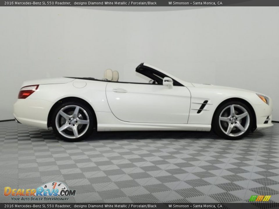 designo Diamond White Metallic 2016 Mercedes-Benz SL 550 Roadster Photo #3