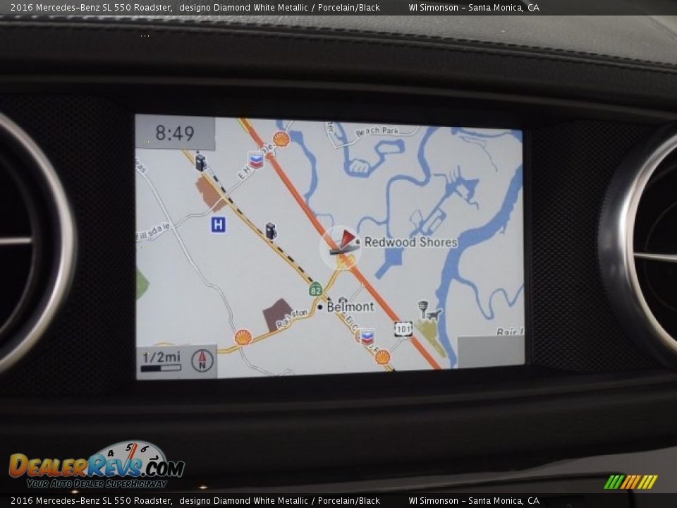 Navigation of 2016 Mercedes-Benz SL 550 Roadster Photo #15