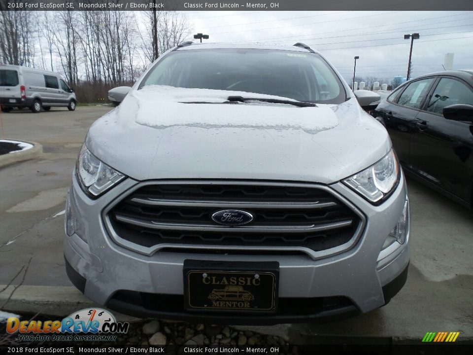 2018 Ford EcoSport SE Moondust Silver / Ebony Black Photo #2