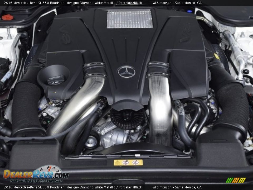 2016 Mercedes-Benz SL 550 Roadster 4.7 Liter DI biturbo DOHC 32-Valve VVT V8 Engine Photo #20
