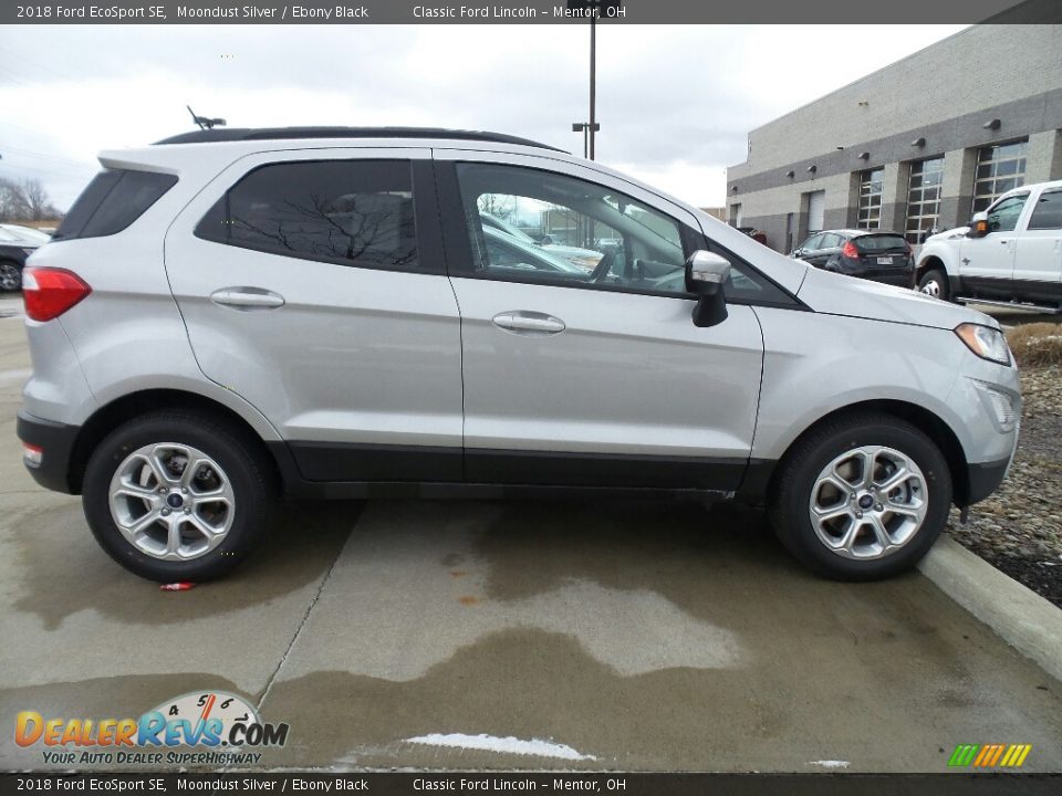 2018 Ford EcoSport SE Moondust Silver / Ebony Black Photo #5