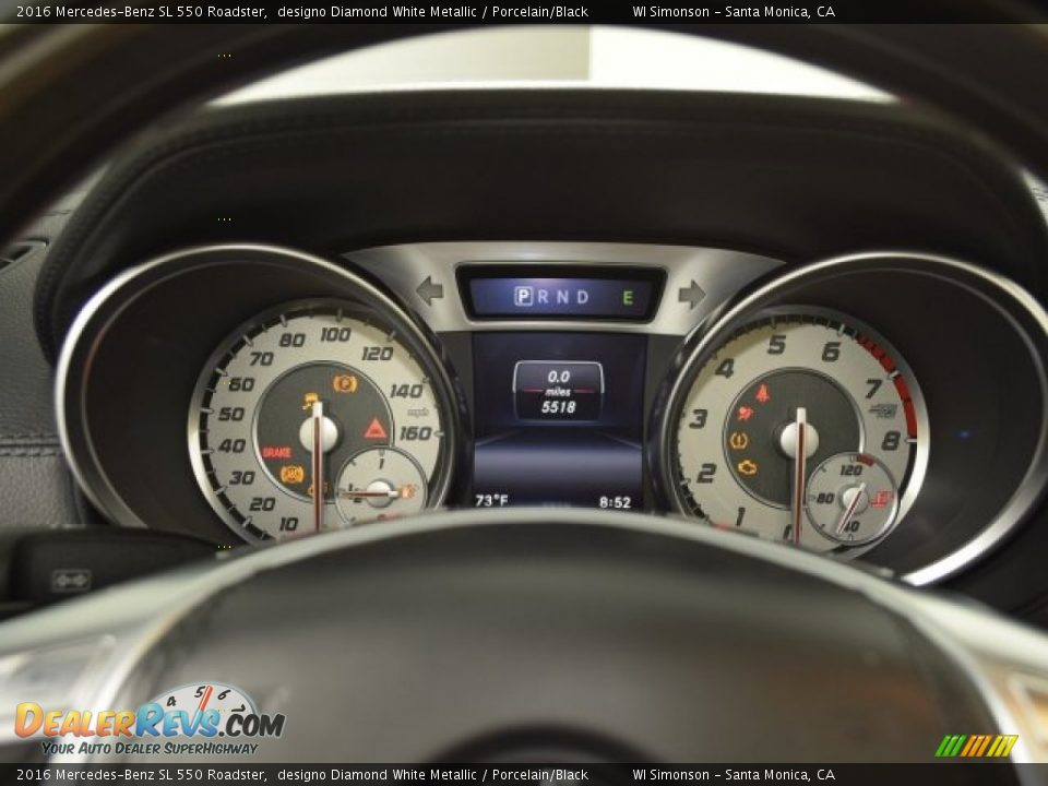 2016 Mercedes-Benz SL 550 Roadster Gauges Photo #24