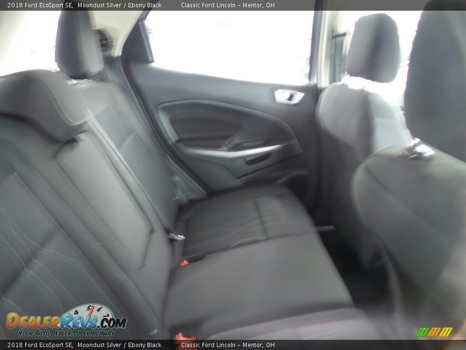 2018 Ford EcoSport SE Moondust Silver / Ebony Black Photo #7