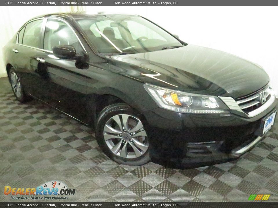 2015 Honda Accord LX Sedan Crystal Black Pearl / Black Photo #5