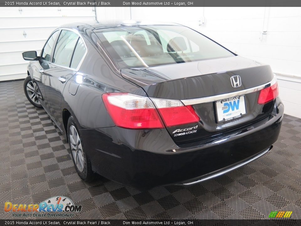 2015 Honda Accord LX Sedan Crystal Black Pearl / Black Photo #8