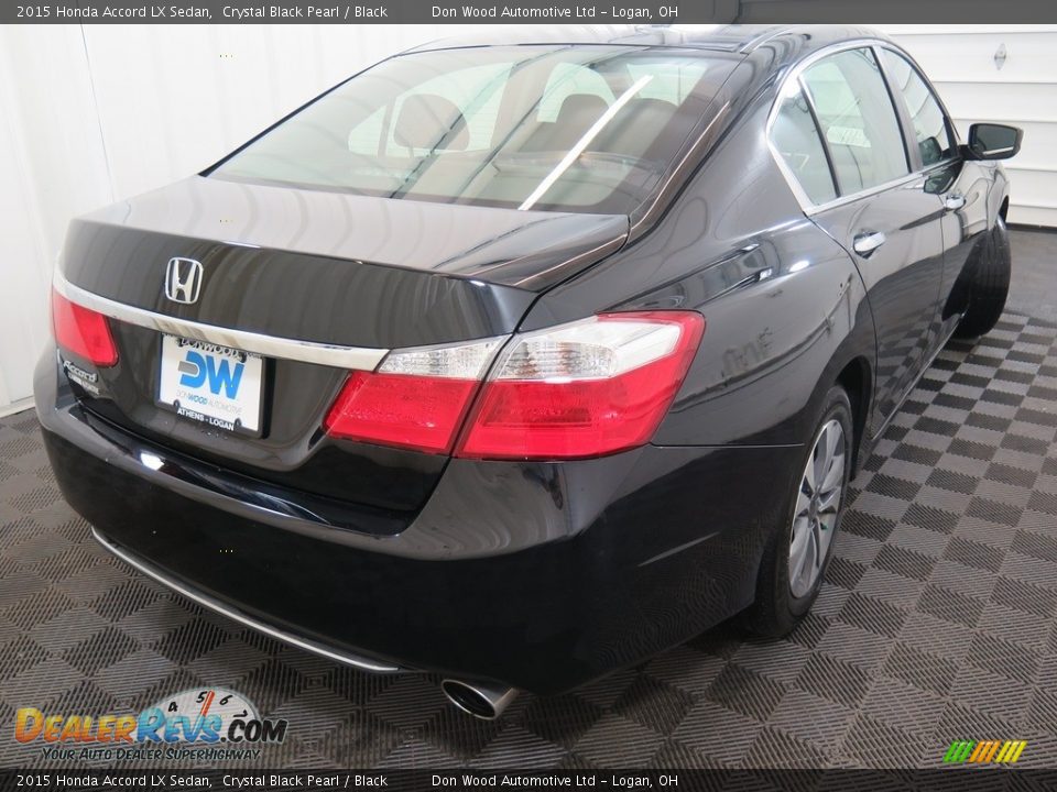 2015 Honda Accord LX Sedan Crystal Black Pearl / Black Photo #10