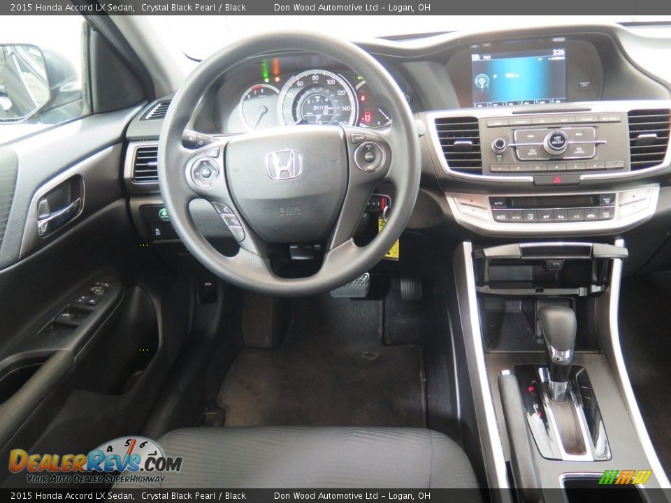 2015 Honda Accord LX Sedan Crystal Black Pearl / Black Photo #11