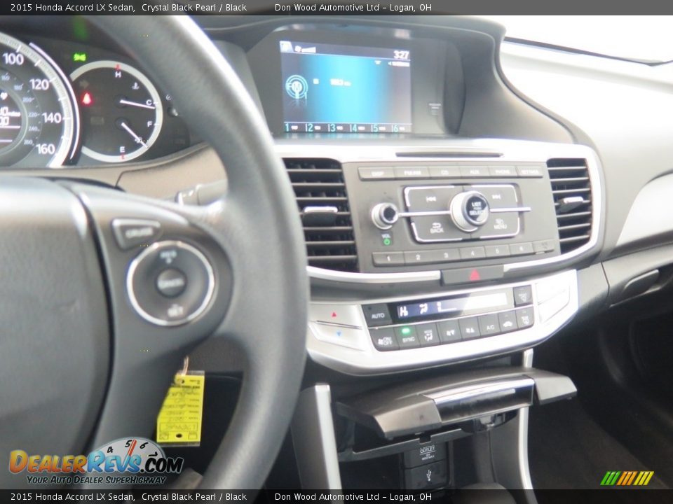 2015 Honda Accord LX Sedan Crystal Black Pearl / Black Photo #15