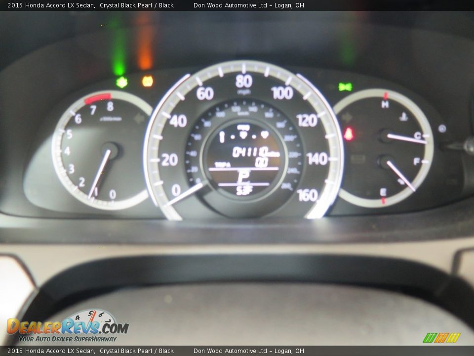 2015 Honda Accord LX Sedan Crystal Black Pearl / Black Photo #16