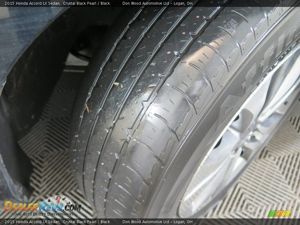 2015 Honda Accord LX Sedan Crystal Black Pearl / Black Photo #20