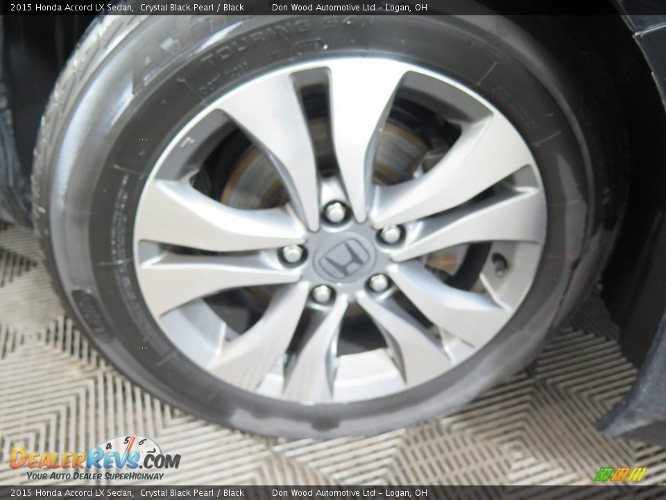 2015 Honda Accord LX Sedan Crystal Black Pearl / Black Photo #21