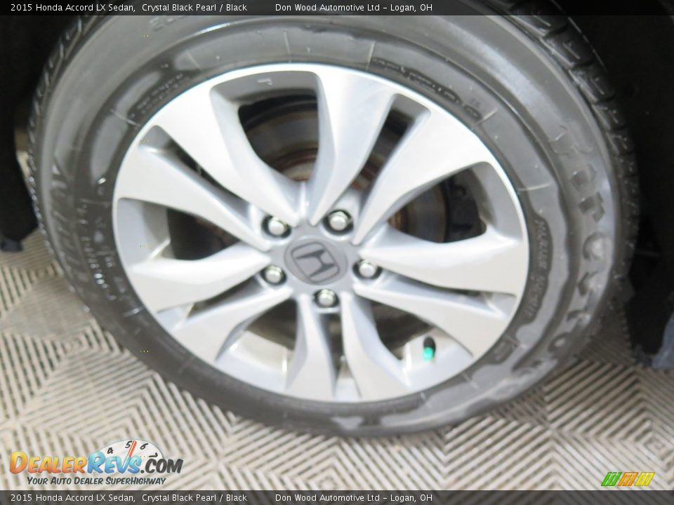 2015 Honda Accord LX Sedan Crystal Black Pearl / Black Photo #22