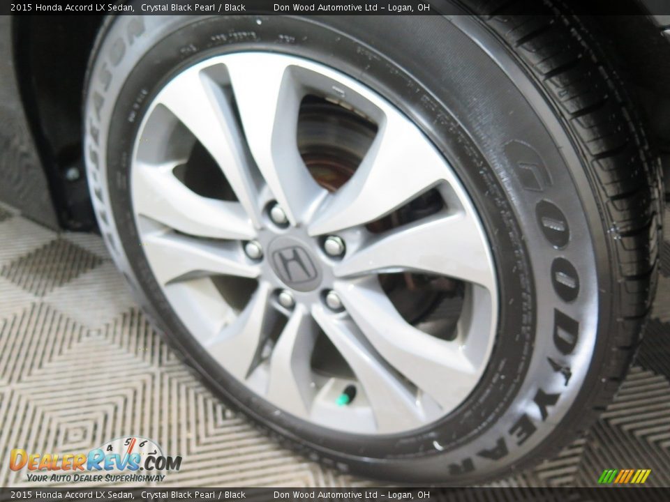 2015 Honda Accord LX Sedan Crystal Black Pearl / Black Photo #23