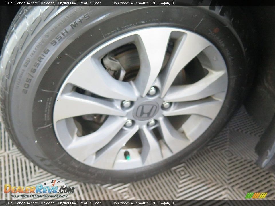 2015 Honda Accord LX Sedan Crystal Black Pearl / Black Photo #24