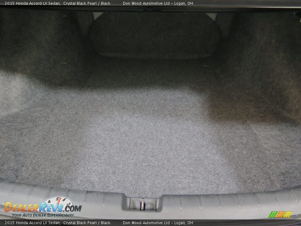 2015 Honda Accord LX Sedan Crystal Black Pearl / Black Photo #26
