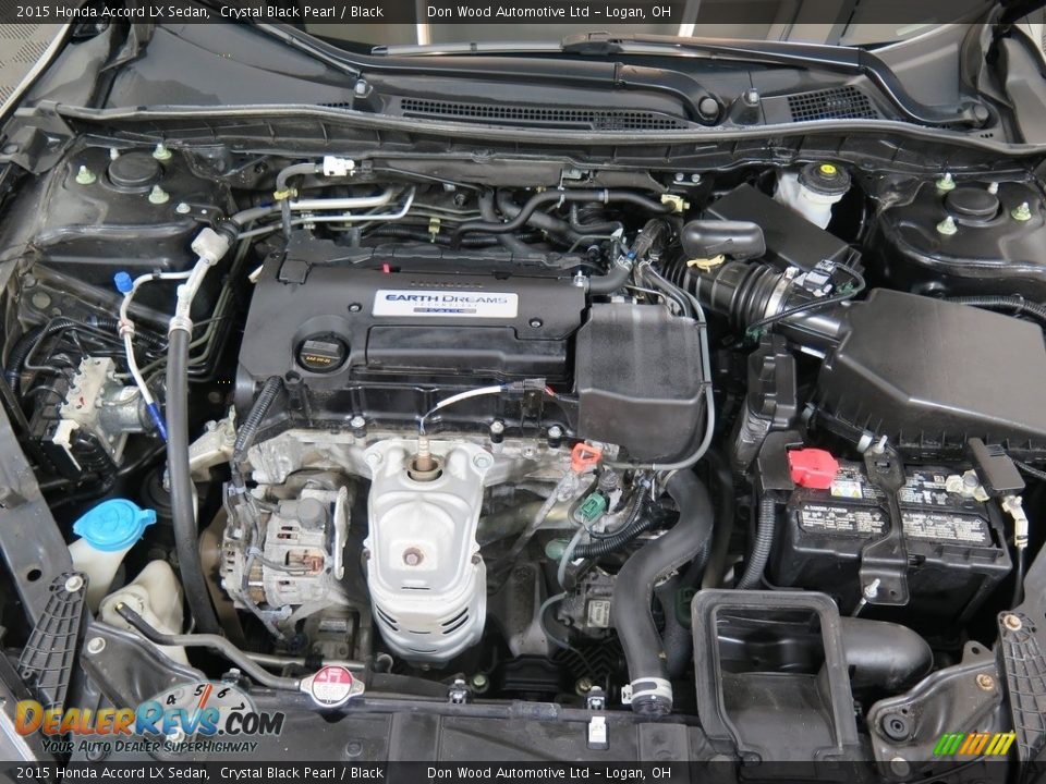 2015 Honda Accord LX Sedan Crystal Black Pearl / Black Photo #27