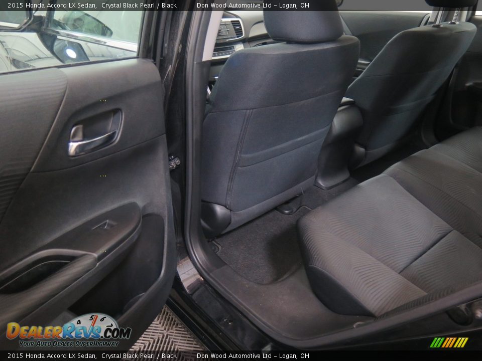 2015 Honda Accord LX Sedan Crystal Black Pearl / Black Photo #29