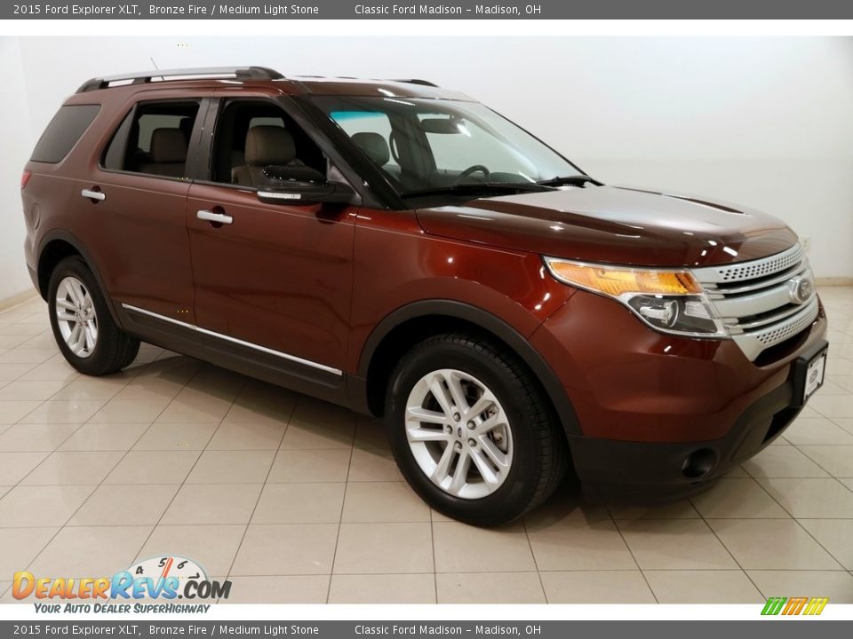 2015 Ford Explorer XLT Bronze Fire / Medium Light Stone Photo #1