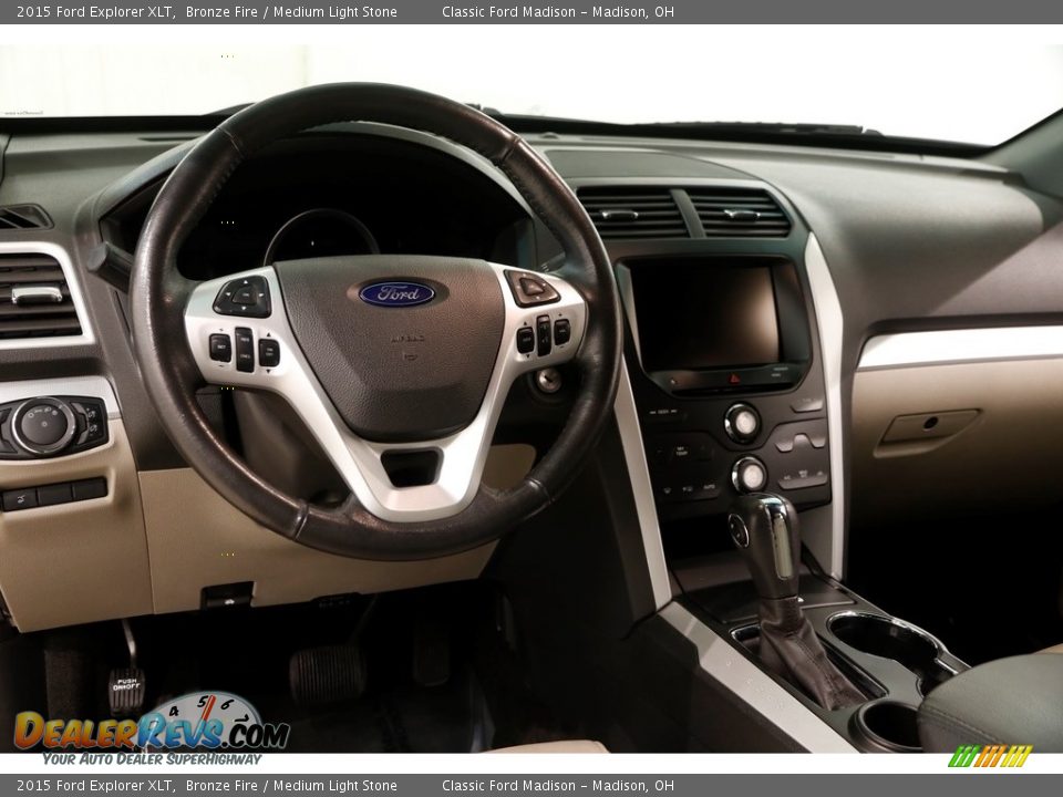 2015 Ford Explorer XLT Bronze Fire / Medium Light Stone Photo #7