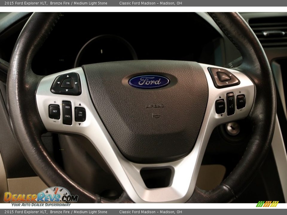 2015 Ford Explorer XLT Bronze Fire / Medium Light Stone Photo #8