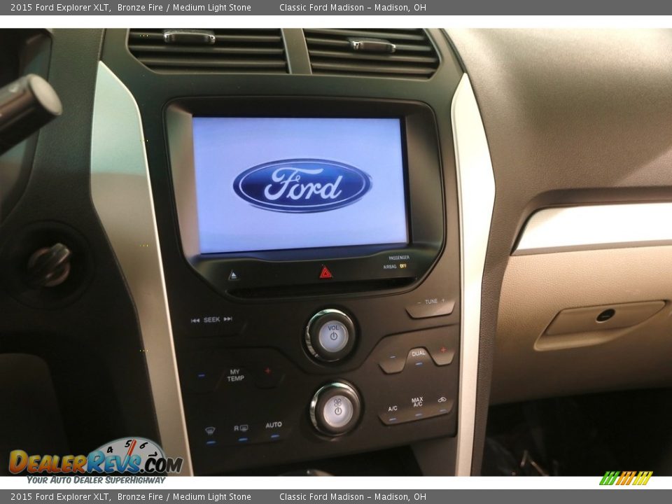 2015 Ford Explorer XLT Bronze Fire / Medium Light Stone Photo #10