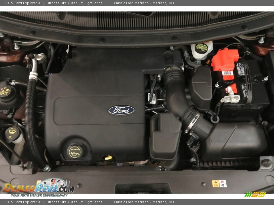 2015 Ford Explorer XLT Bronze Fire / Medium Light Stone Photo #22