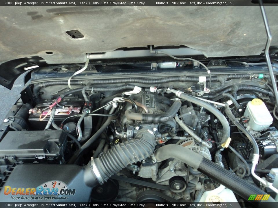 2008 Jeep Wrangler Unlimited Sahara 4x4 Black / Dark Slate Gray/Med Slate Gray Photo #29
