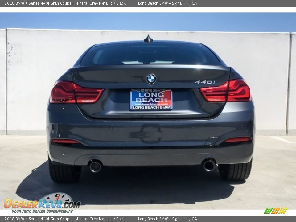 2018 BMW 4 Series 440i Gran Coupe Mineral Grey Metallic / Black Photo #4