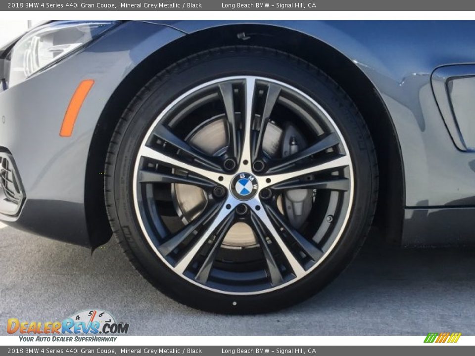 2018 BMW 4 Series 440i Gran Coupe Mineral Grey Metallic / Black Photo #9