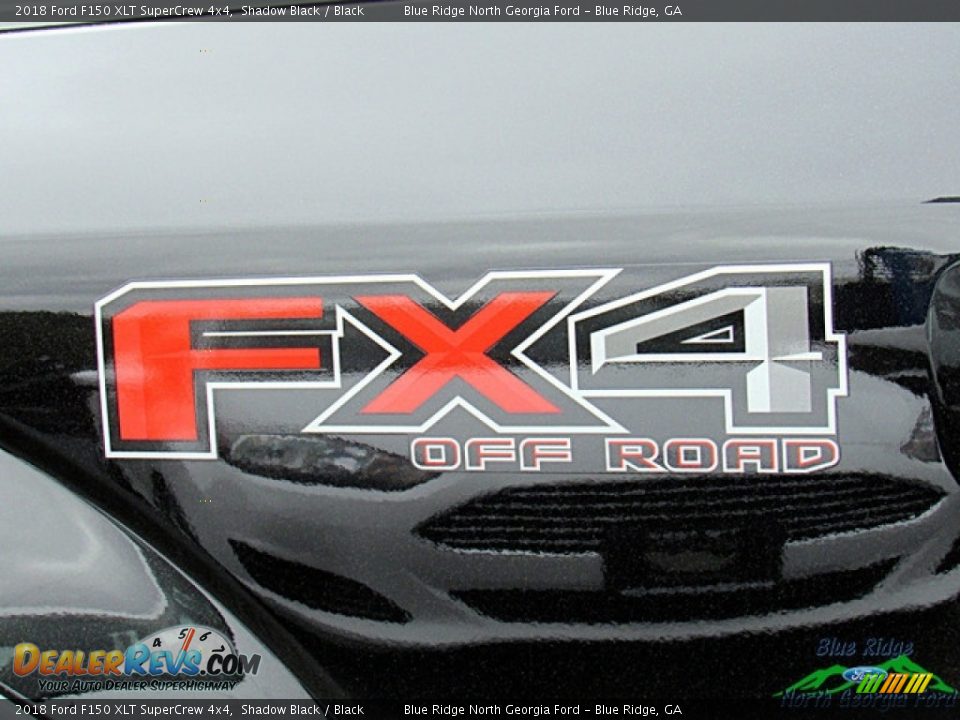 2018 Ford F150 XLT SuperCrew 4x4 Shadow Black / Black Photo #36