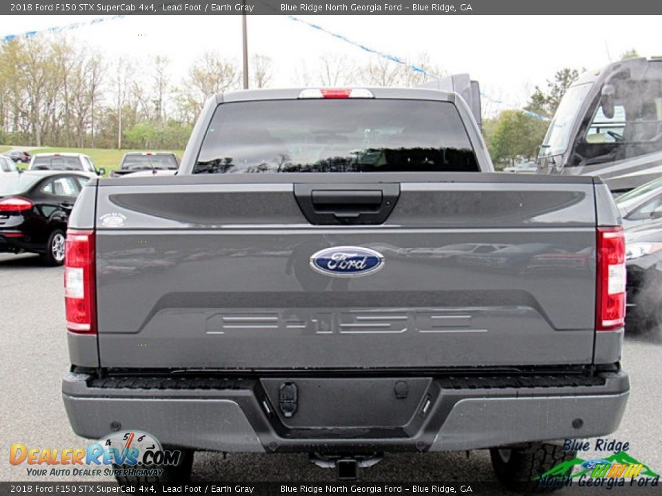2018 Ford F150 STX SuperCab 4x4 Lead Foot / Earth Gray Photo #4